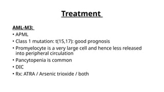 Approach to Leukemia Medicine and Allied Subjects | PPTX