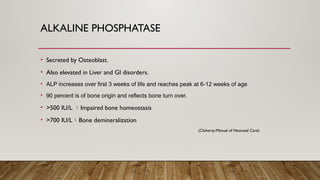 Metabolic bone disease in preterm(Osteopenia of prematurity) | PPTX