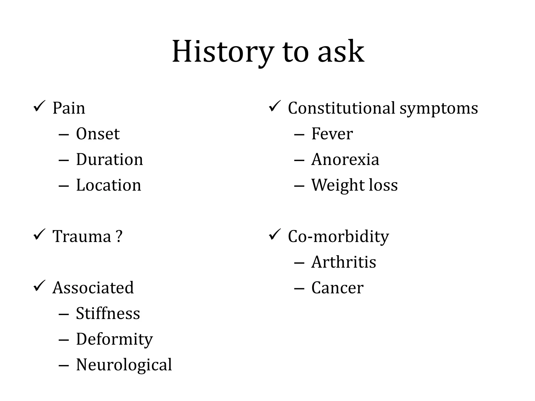Approach to neck pain | PPTX