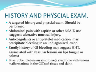 Picture of Approach to occult bleeding | PPTX