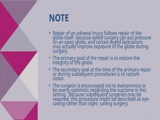 Globe Rupture Memory Note approach to managing a ruptured globe.pptx