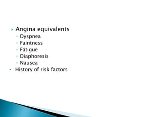 Approach to a patient with chest pain | PPTX