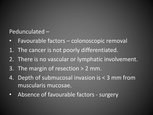 Colorectal Polyp - Management | PPT