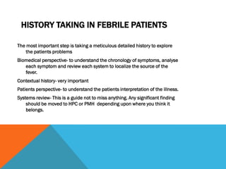 Approach to patient with fever | PDF