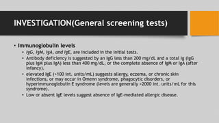 Ign Low Score Approach to primary immunodeficiency | PPTX