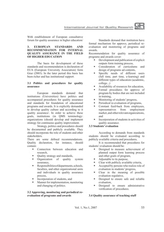 !Approach to quality assurance in higher education | PDF