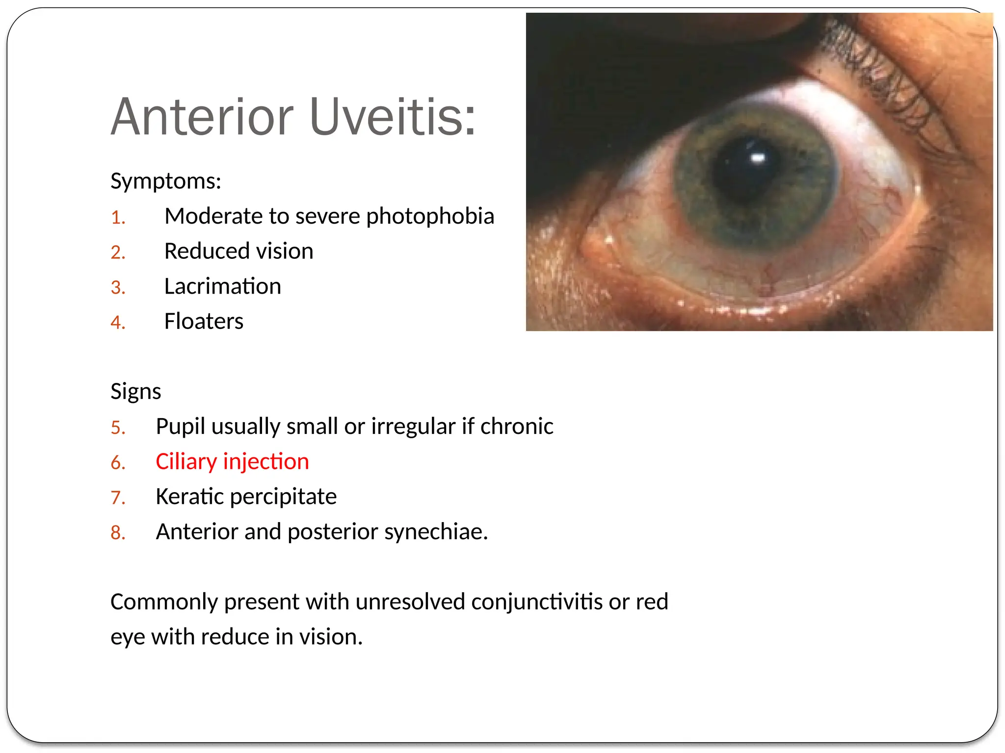 Approach to RED EYE and eye diseases pptx | PPTX