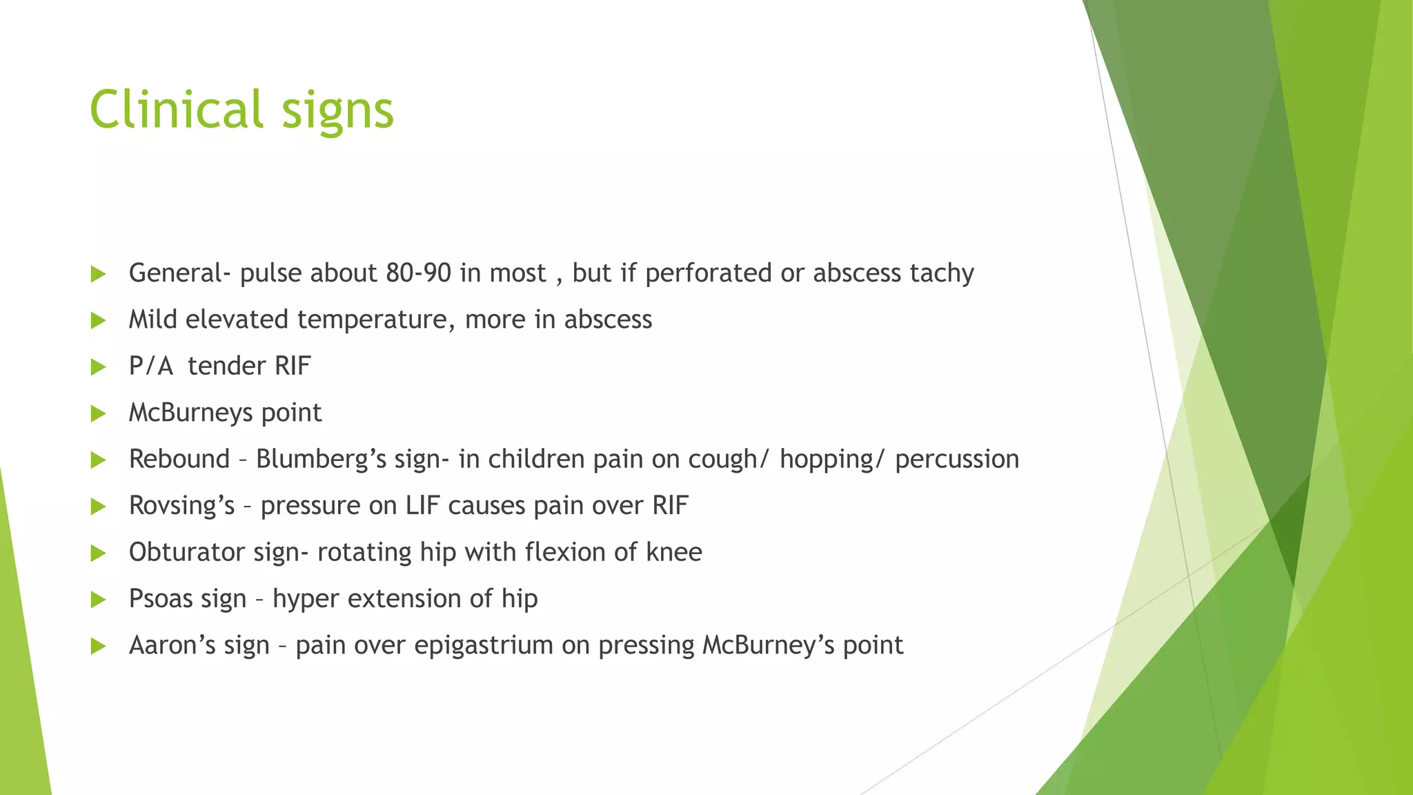 Approach to right iliac fossa(RIF) pain | PPTX