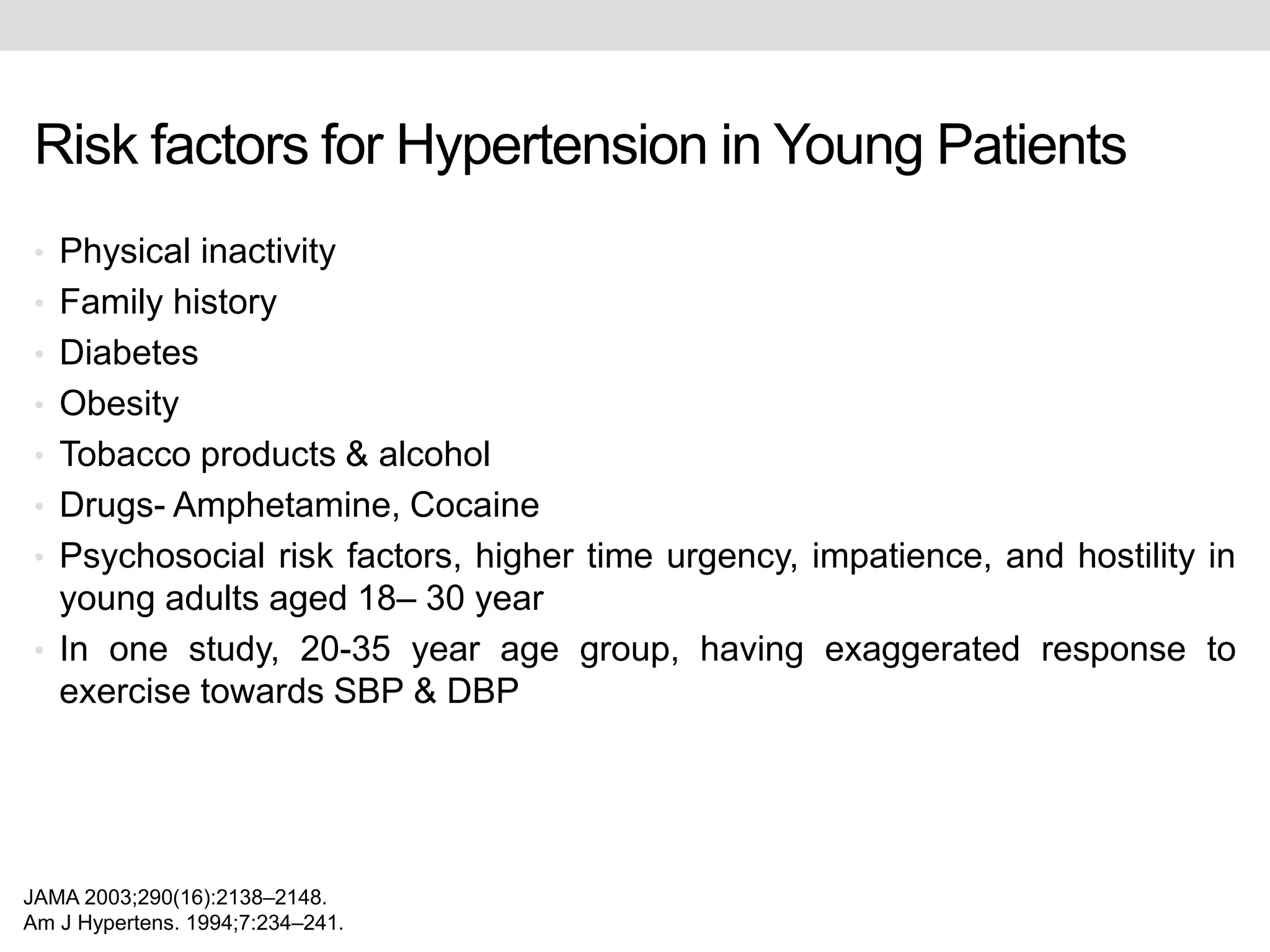 Approach to secondary hypertension in young patients | PPTX