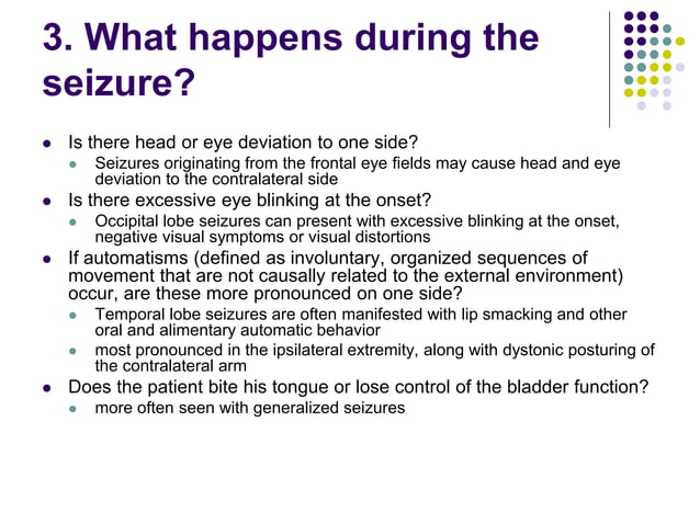 Approach to seizure | PPTX | Brain and Nervous System Disorders ...