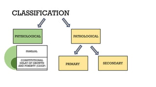 APPROACH TO SHORT STATURE in pediatrics age group | PPTX