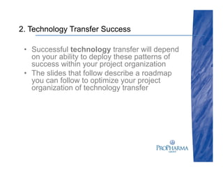 Approach to Technology Transfer | PDF
