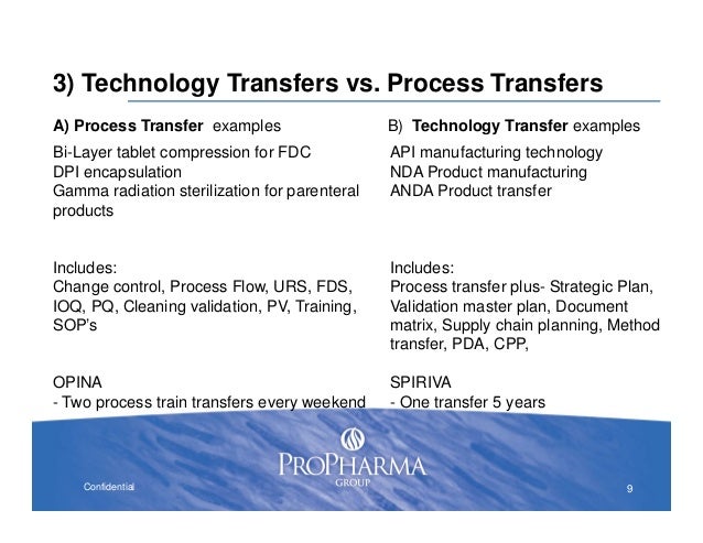 Approach to Technology Transfer