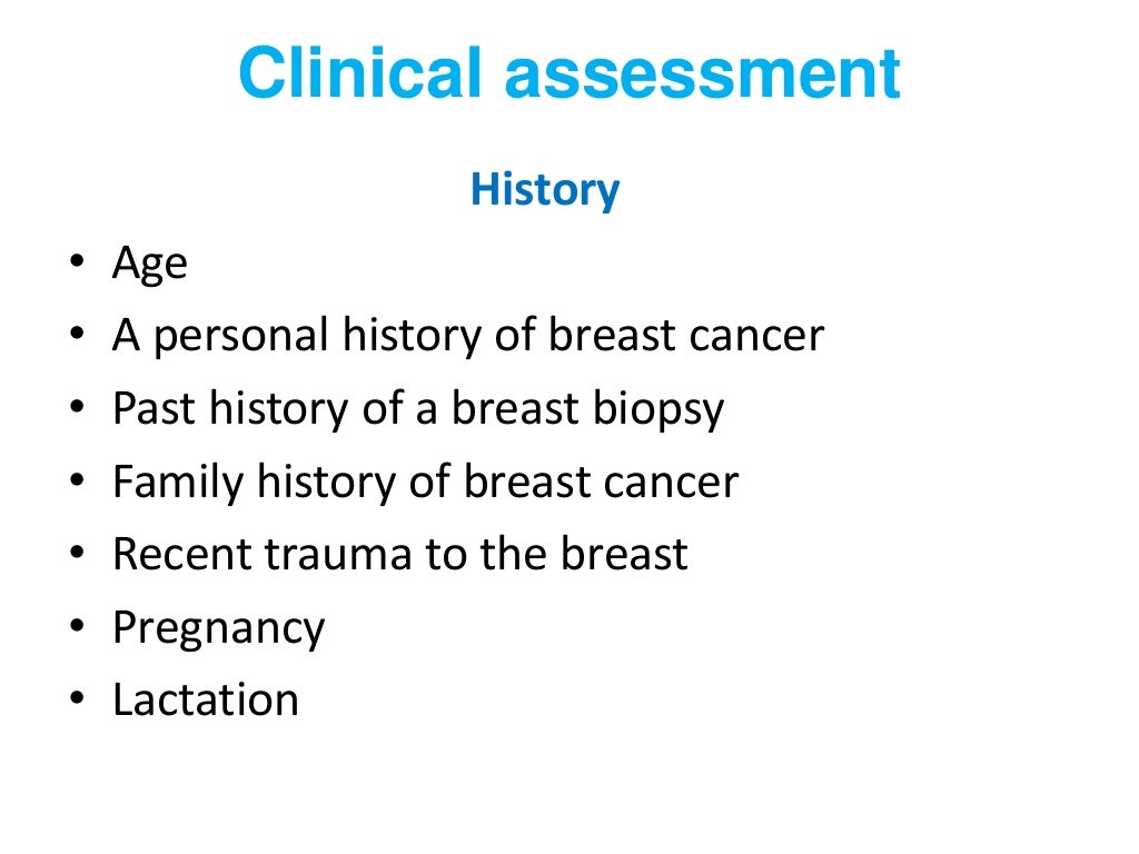 Approach to the diagnosis of a breast lump