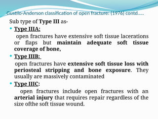 Anderson Classification Approach to the Open fracture Management.pptx