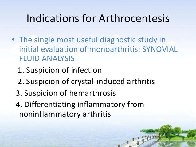 Approach to the patient with arthritis