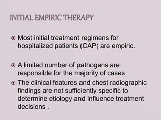 therapy of cap , vap and hap