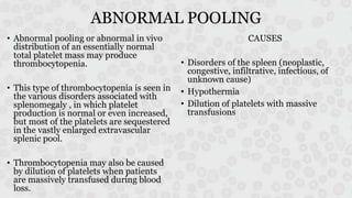 Approach to thrombocytopenia | PPTX
