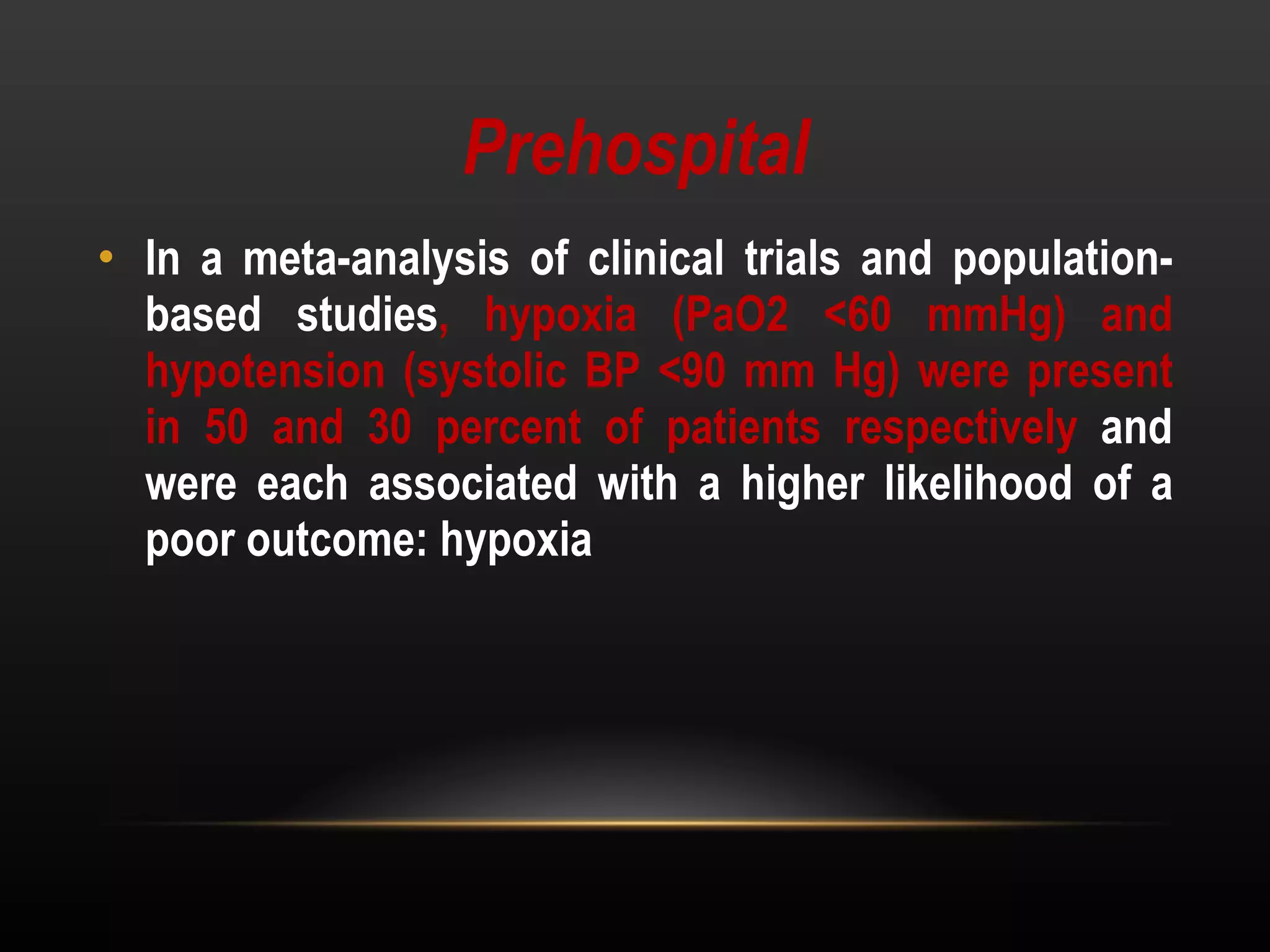Approach to traumatic brain injury | PPT