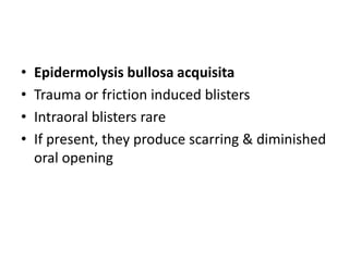 Approach to vesiculo bullous papular lesion in neonates | PPTX