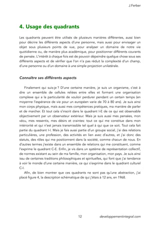 L'approche intégrale de K. Wilber - partie 1: les quadrants | PDF