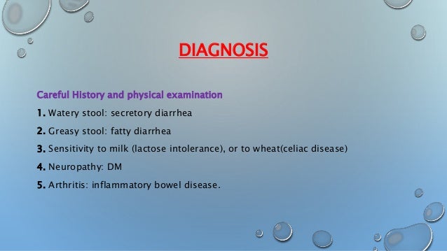 approch to chronic diarrhea