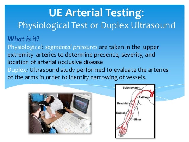 ue test blood Testing Appropriate Arterial