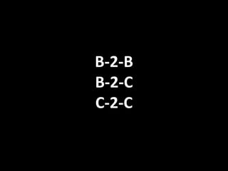 B-2-B
B-2-C
C-2-C
 