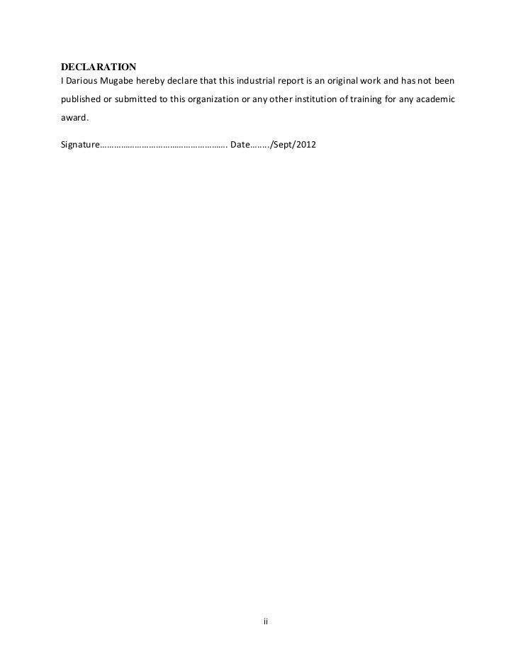 Internship paper