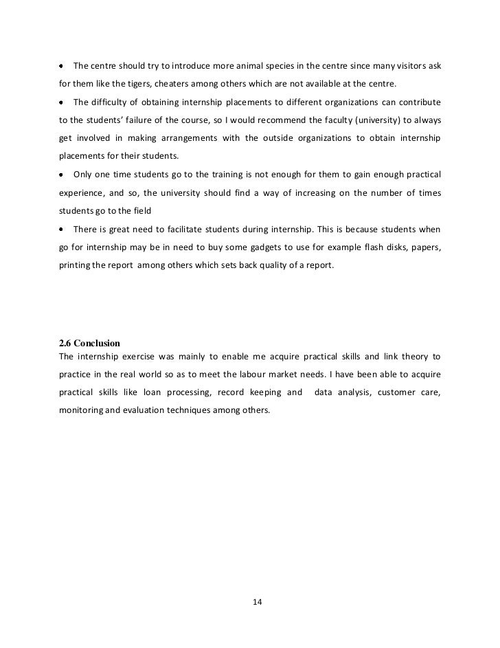 How To Write Conclusion For Internship Report A Letter Requesting Police