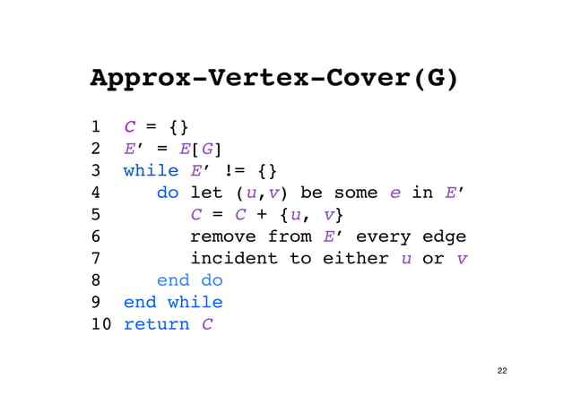 Approximation Algorithms | PPT
