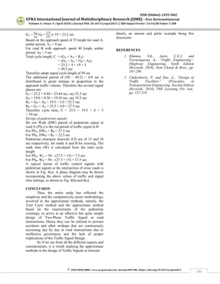 Approximate methods for traffic signal design | PDF