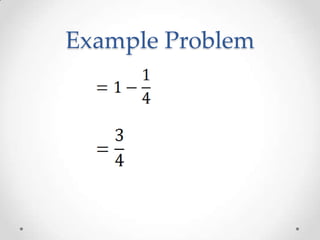 Example Problem
 