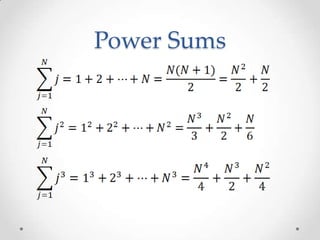 Power Sums
 