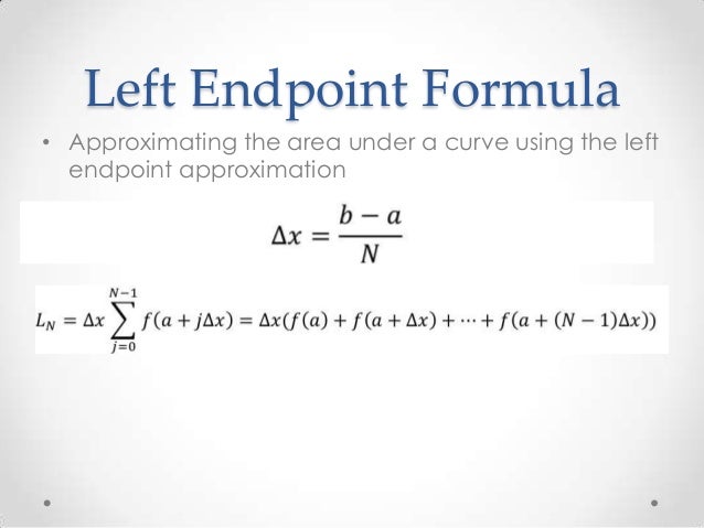 endpoint formula