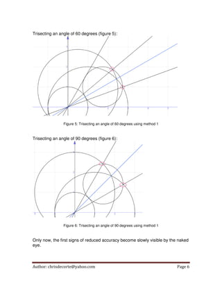 Approximating the trisection of an angle | PDF