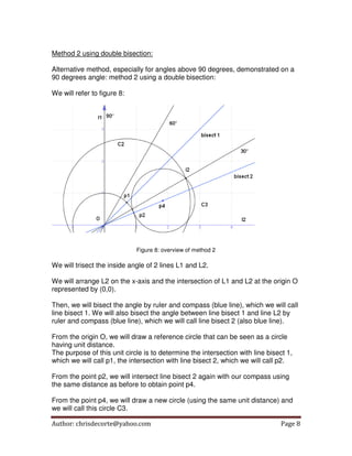 Approximating the trisection of an angle | PDF