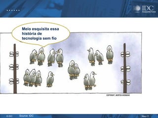 ……

          Meio esquisita essa
          história de
          tecnologia sem fio




© IDC   Source: IDC             May-11
 