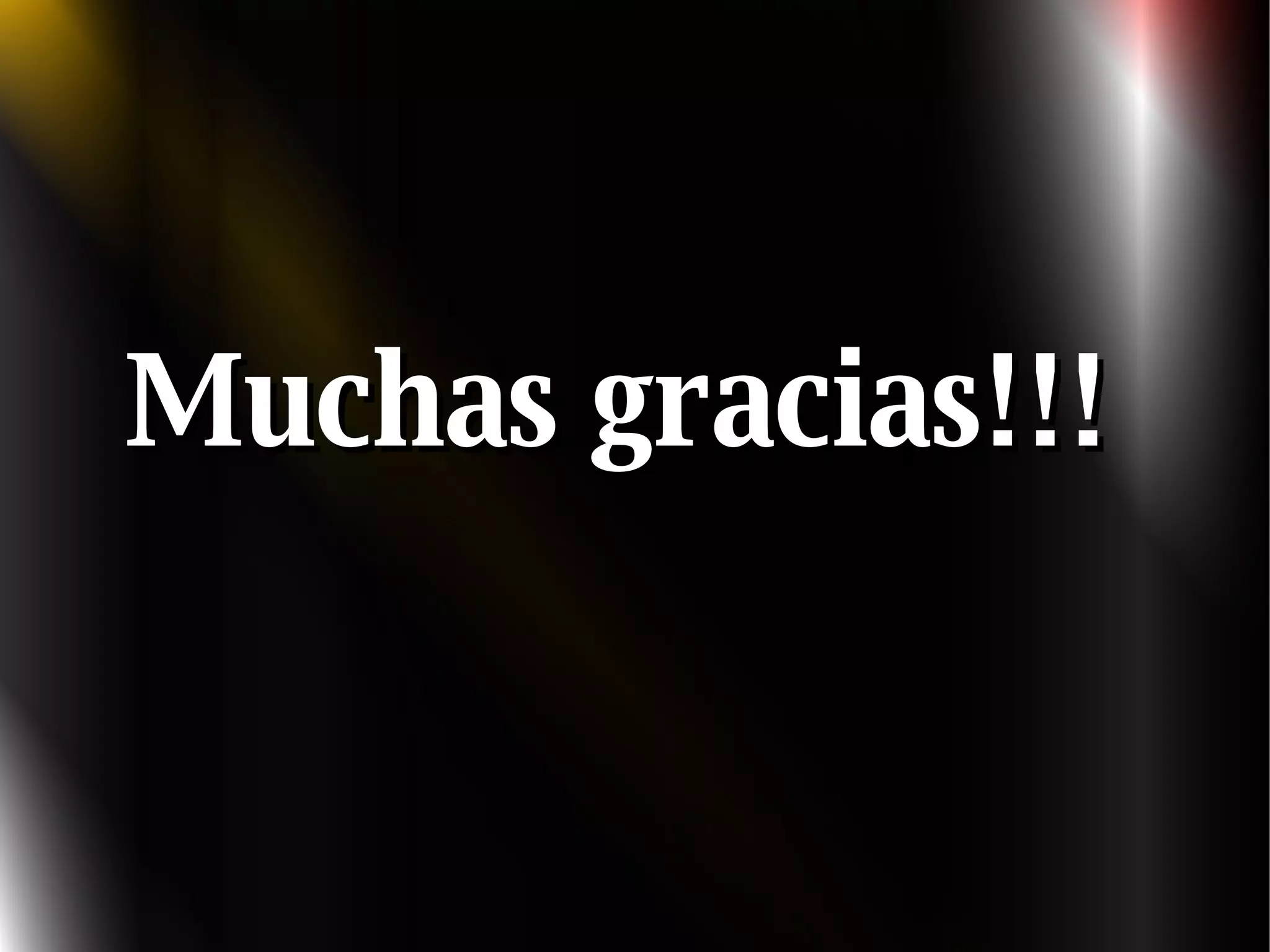 Muchas gracias!!! 