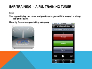 EAR TRAINING – EARMASTER PRO 6 (DESKTOP
APP) – 59.99
 