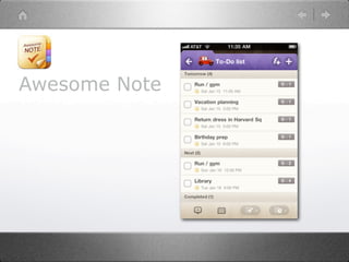 Awesome Note
 