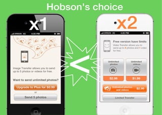 User conversion hits and tricks. Apps4All conference