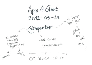 Appsforghent :: Mening en ideeën over Open Data