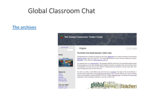 Global Classroom Chat
The archives
 