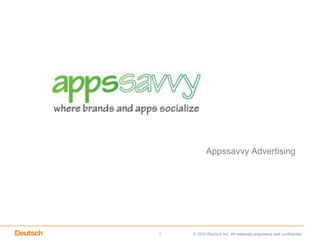 AppssavvyAdvertising  