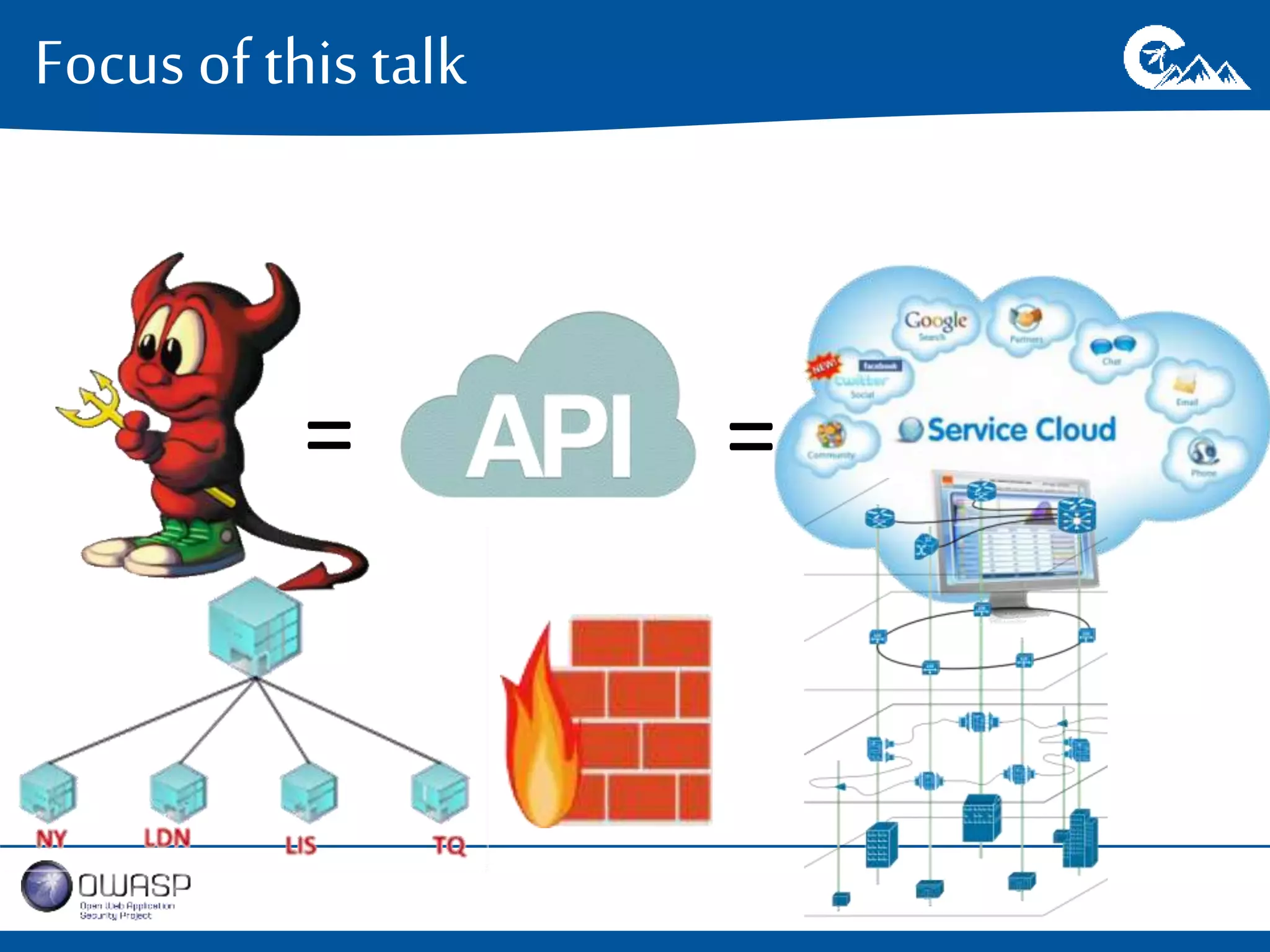 Focus of this talk 
= = 
 