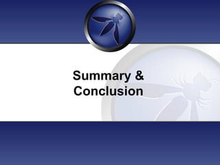 Summary &
Conclusion
 