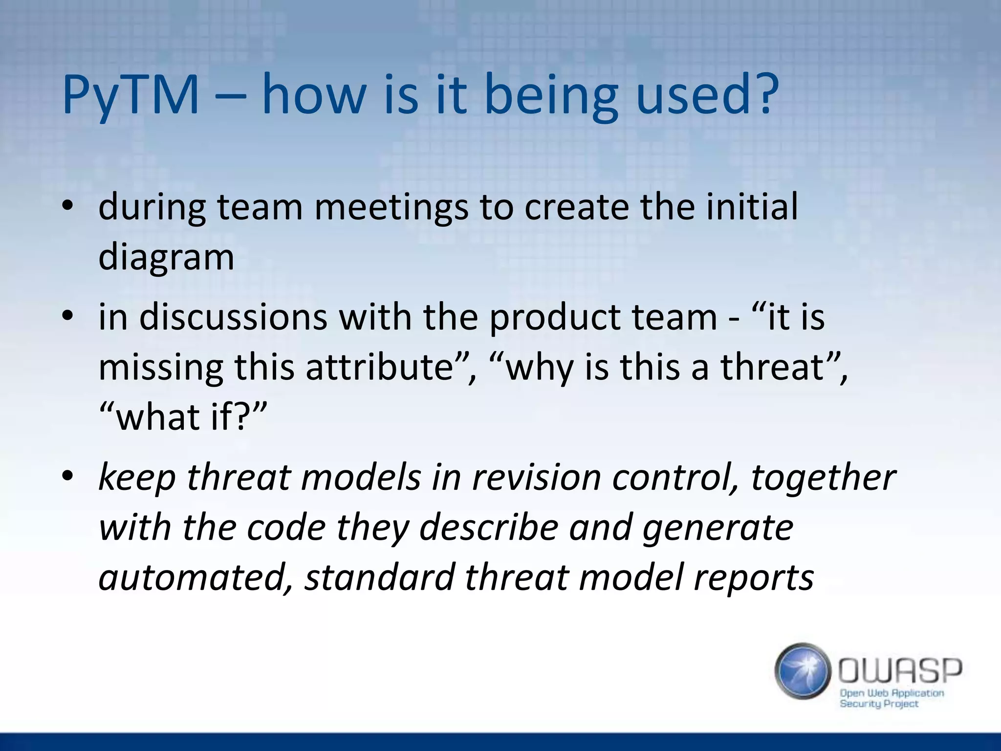 "Threat Model Every Story": Practical Continuous Threat Modeling Work ...