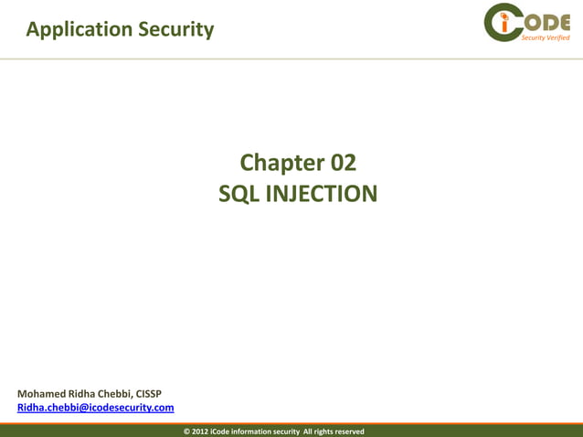 Appsec SQL injection case study | PDF | Databases | Computer Software ...