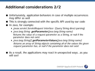 Http Parameter Pollution, a new category of web attacks